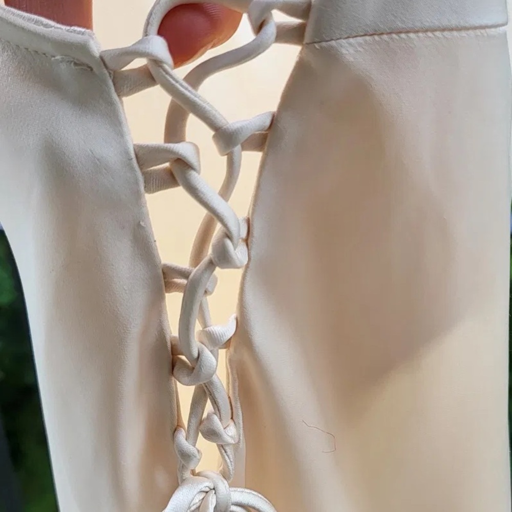 Zara cream satin dress XS - Picture 11 of 11